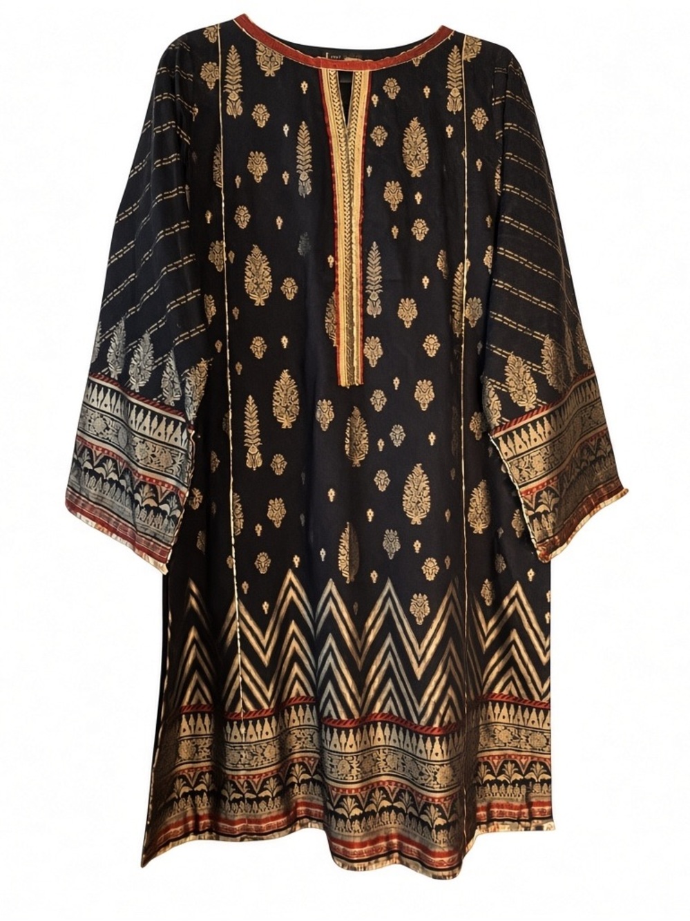 J. Pret Black Tunic Dress L
